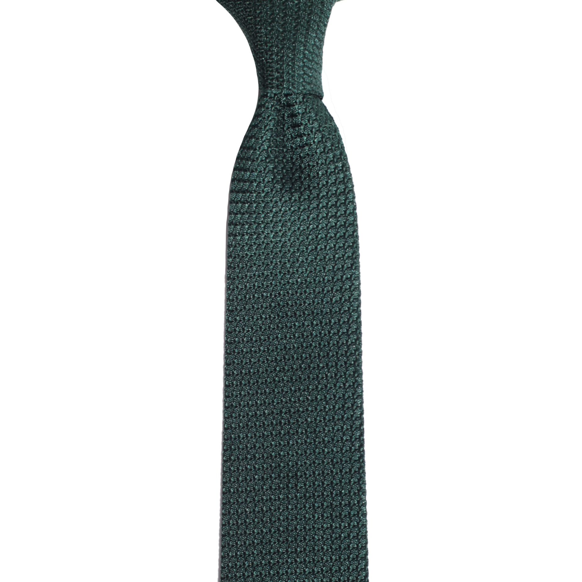 Тёмно-зелёный галстук, шёлк гренадин