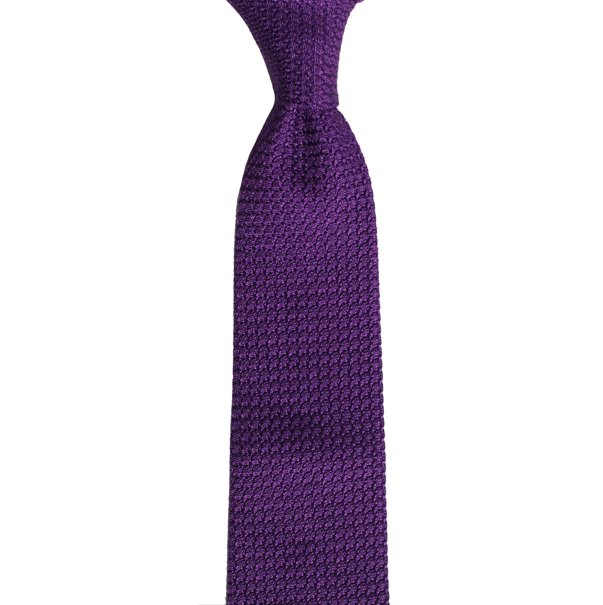 Фиолетовый галстук, шёлк гренадин