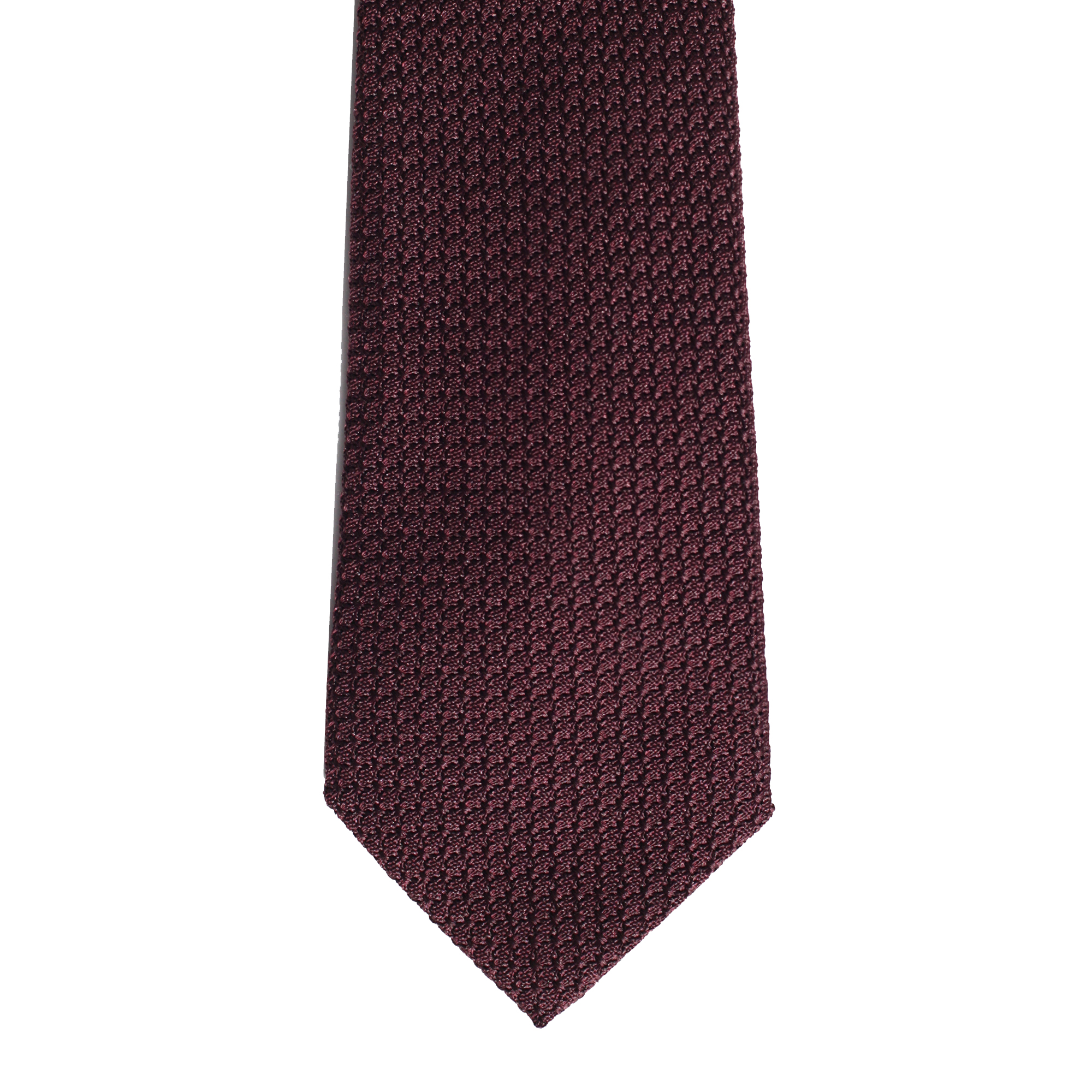 Бордовый/коричневый галстук, шёлк гренадин