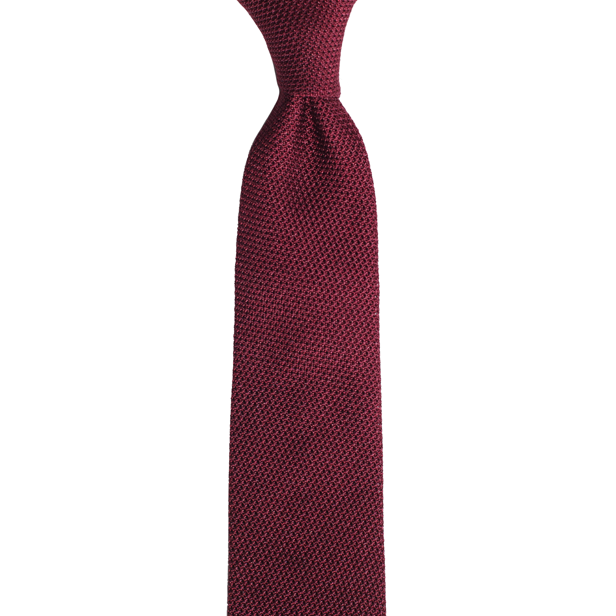 Бордовый галстук, шёлк гренадин