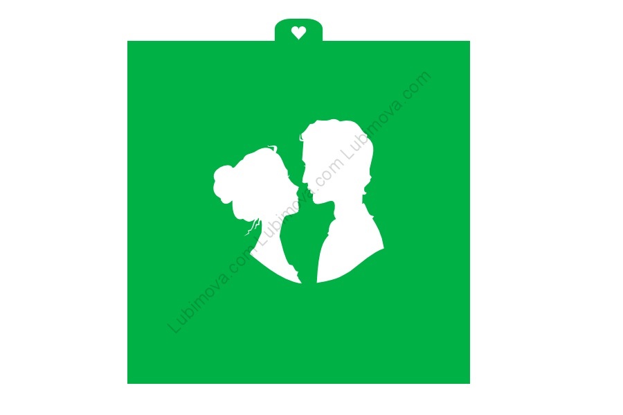 Трафарет Силуэт