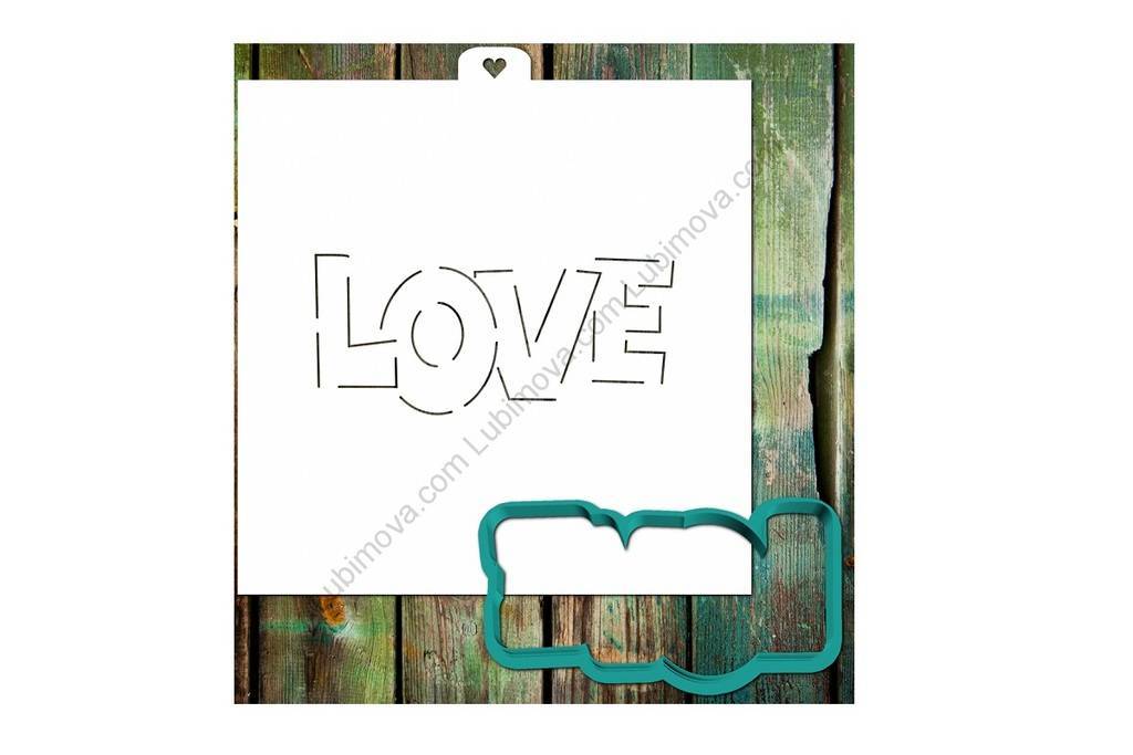 Love 2 (форма+трафарет)
