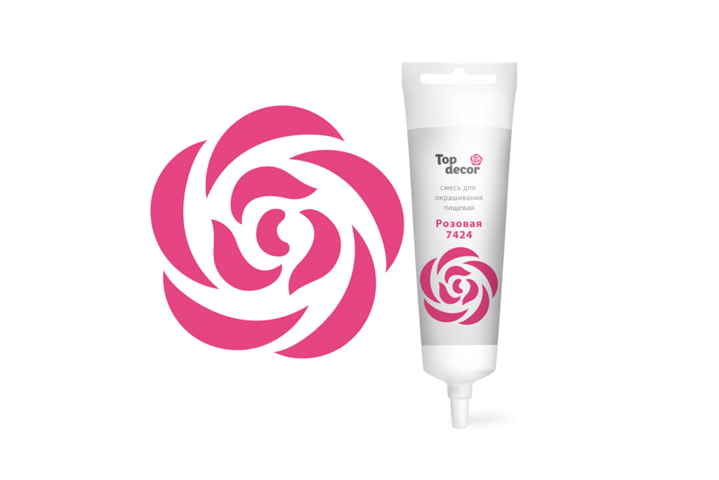 Смесь для окрашивания пищевых продуктов Топ-Декор (розовая)