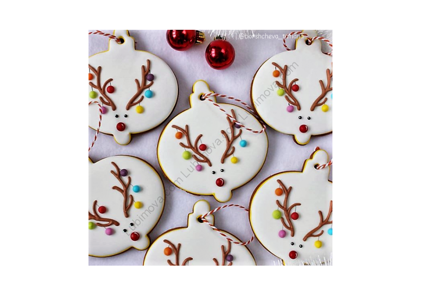 Елочный шарик, 9 см (форма)