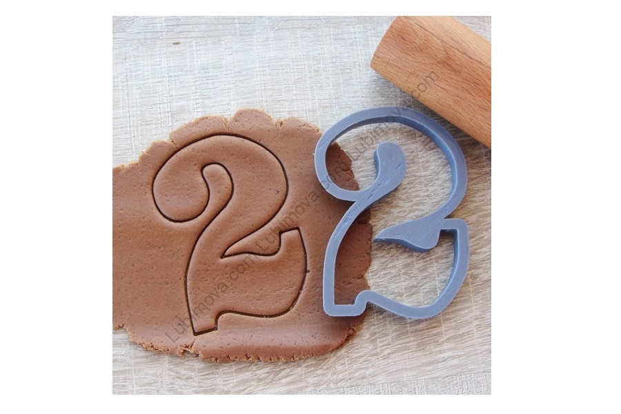 Форма Цифра 2, 10 см