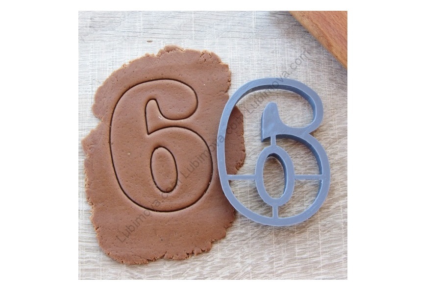 Форма Цифра 6, 10 см