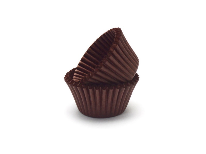 Тарталетки круглые коричневые 55х40 мм, 100 шт