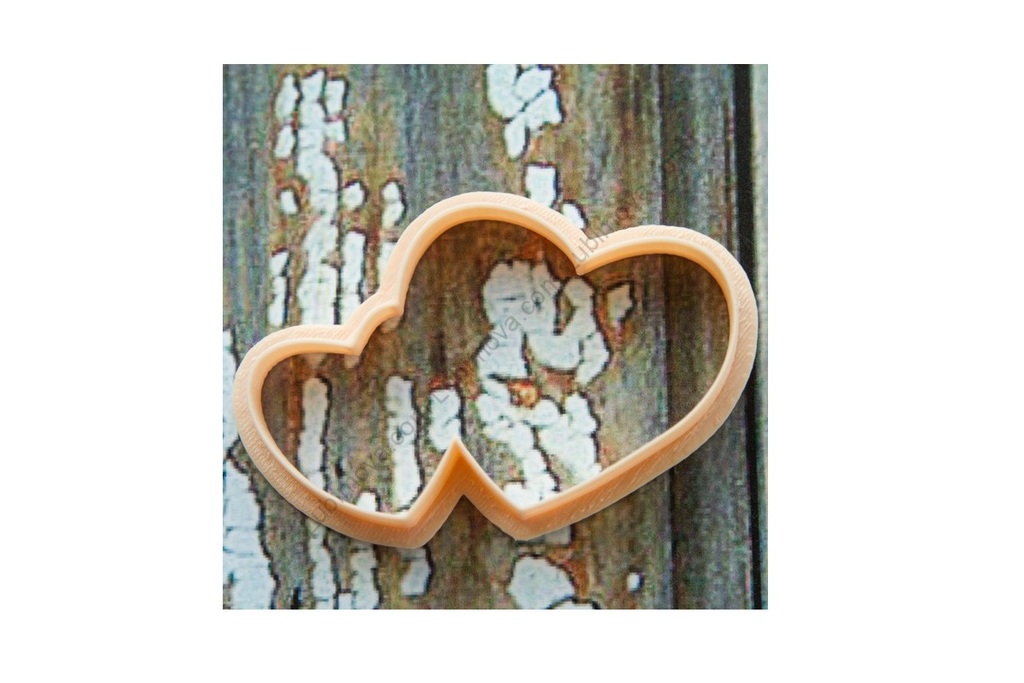 Два сердца, 11 см (форма)