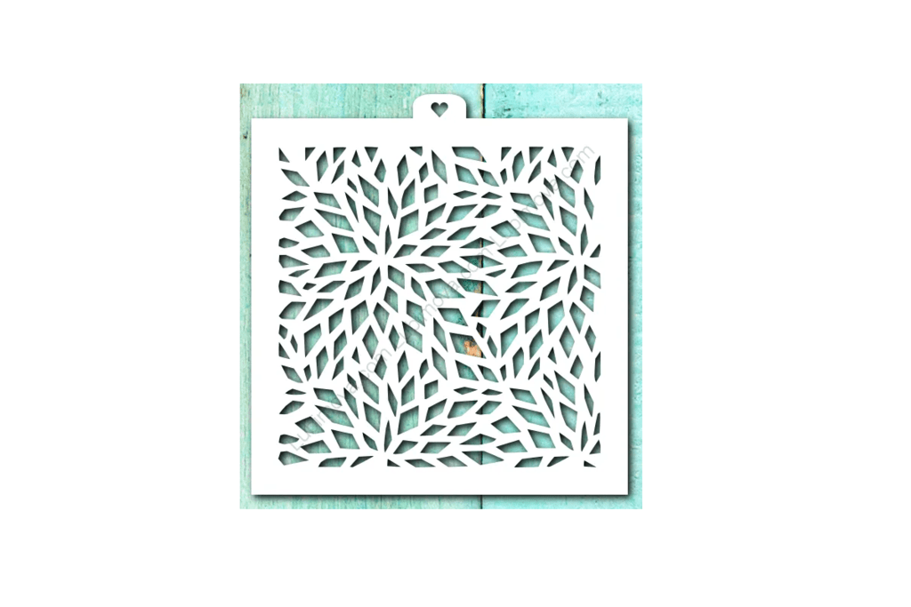 Трафарет Узор осколки