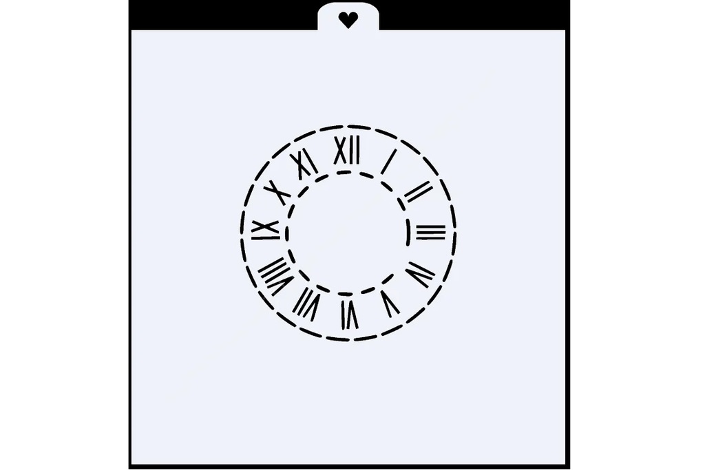 Трафарет Часики