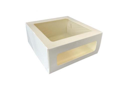 Коробка С ОКНОМ 22х22х10 см