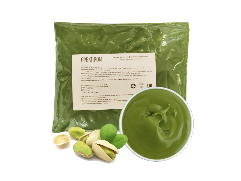 Паста фисташковая десертная Орехпром, 100 г