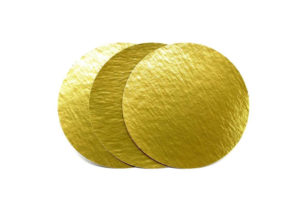 Подложка золото 0,8 мм, диаметр 10 см