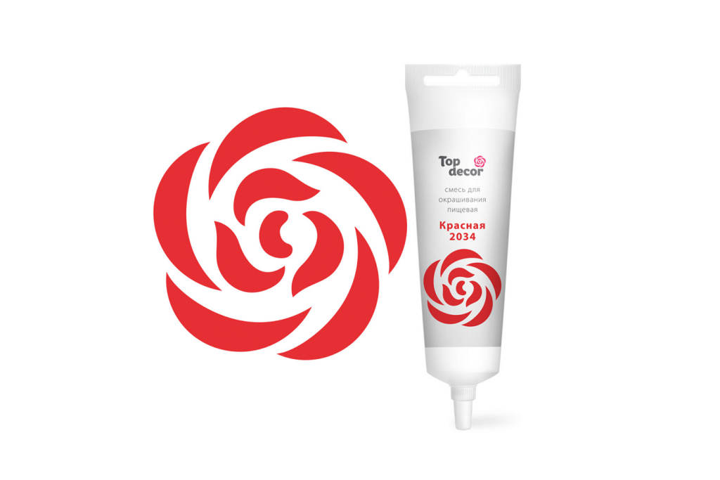 Смесь для окрашивания пищевых продуктов Топ-Декор (красная)