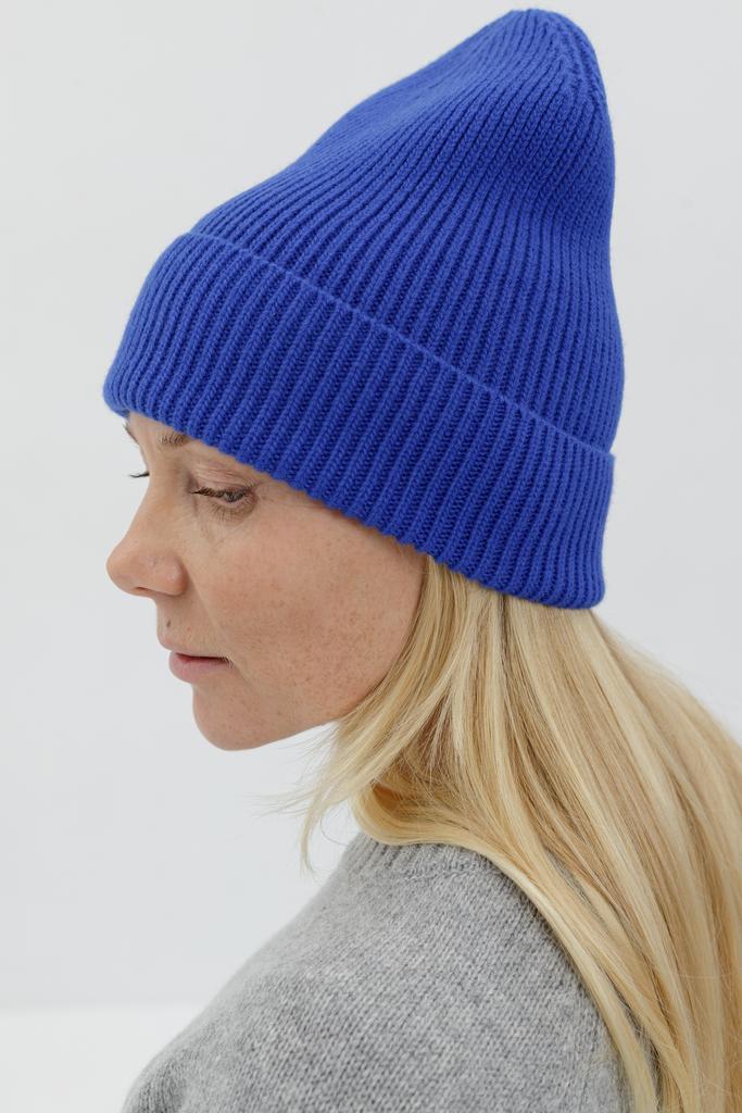 Шапка Ультрамарин 100% меринос