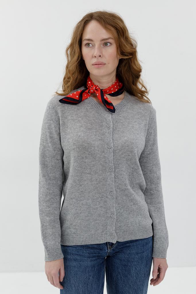 Кардиган Серый 100% меринос