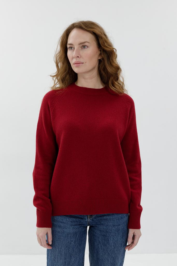 Джемпер Бордовый 100% меринос