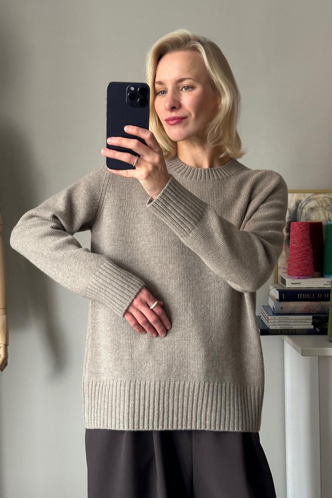 Джемпер Тауп 100% меринос