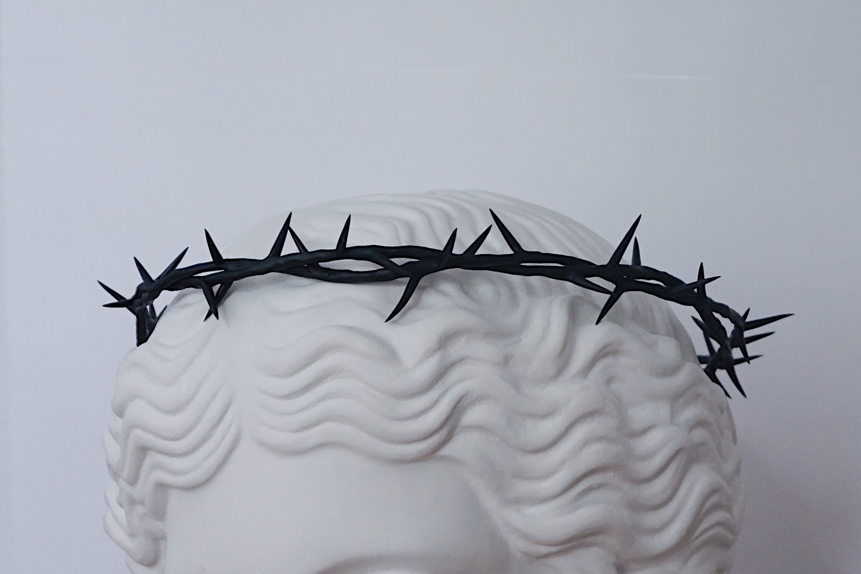 терновый венок чёрный двойной