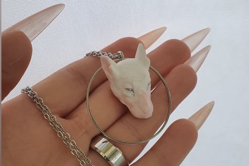 кулон бультерьер