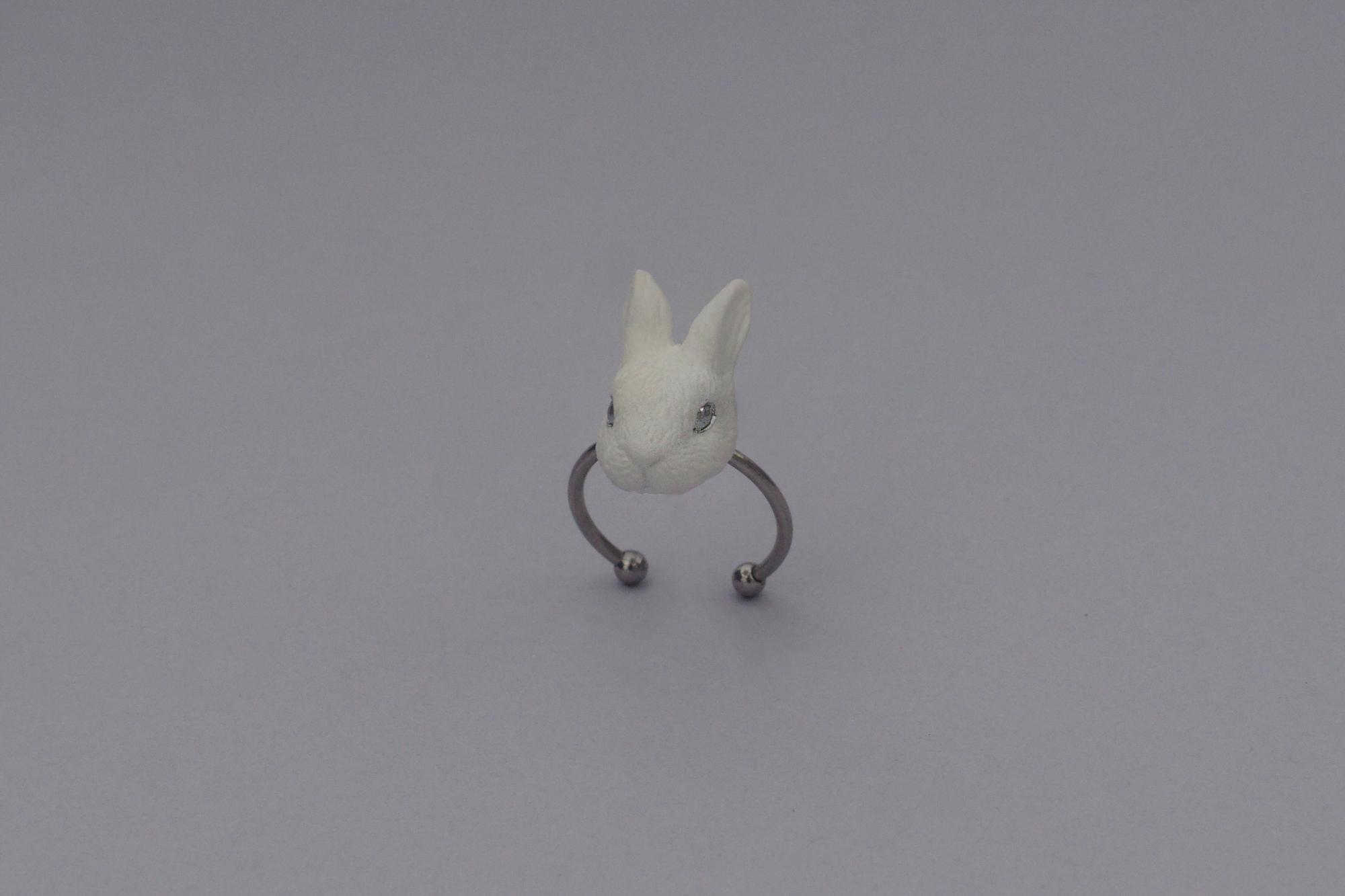 кольцо с малым кроликом