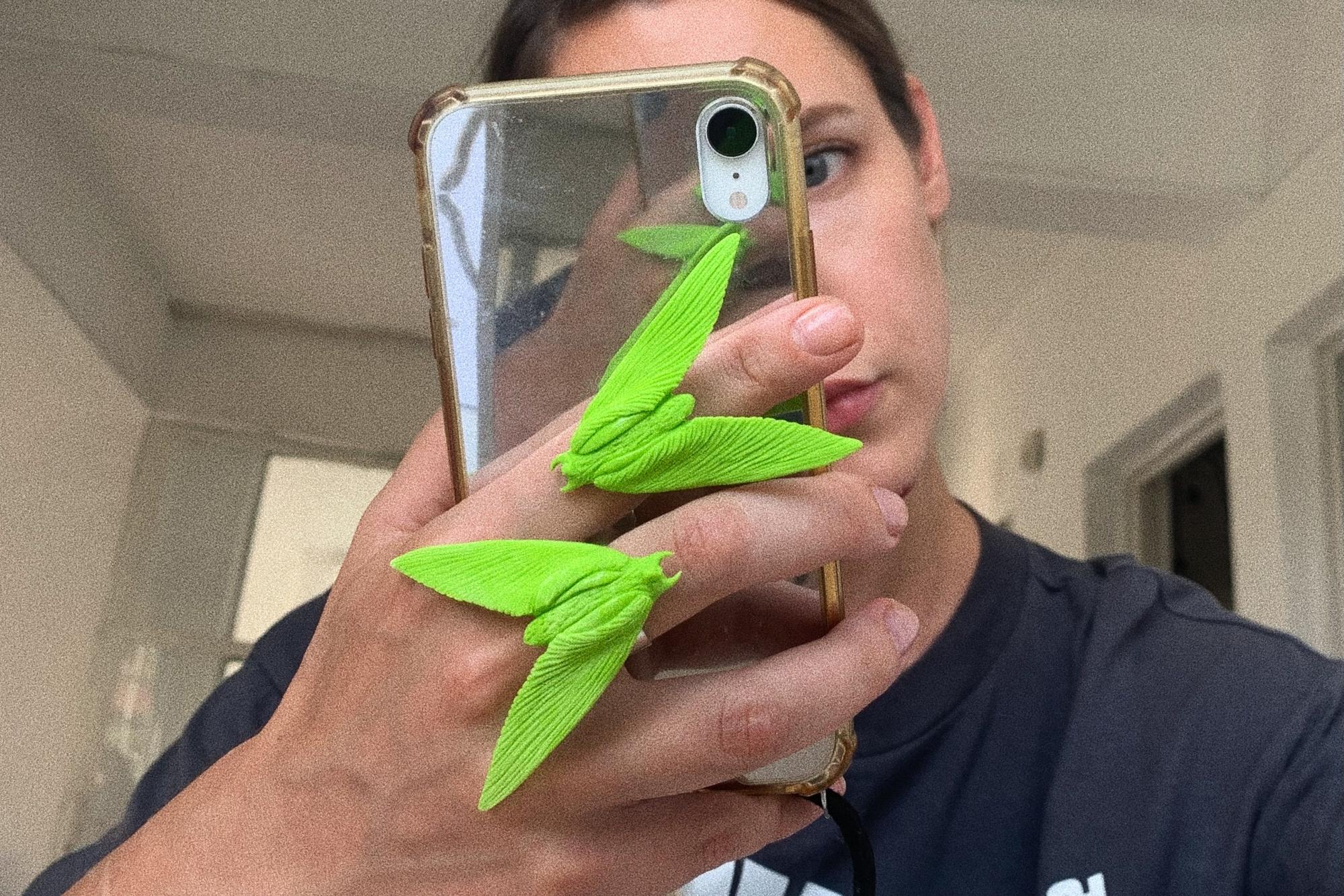 кольцо лаймовый мотылек