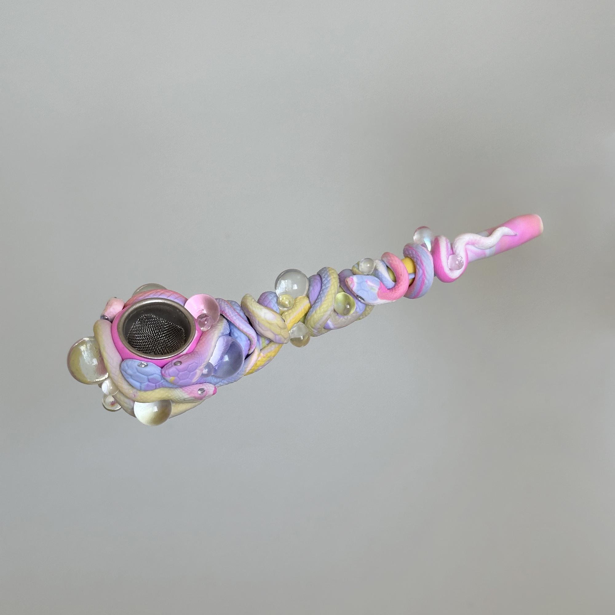 трубка со змеями бабл гам