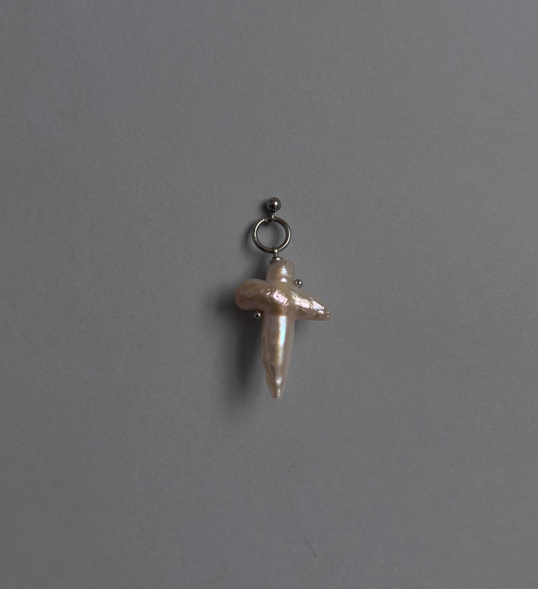 моносерьга жемчуг №2