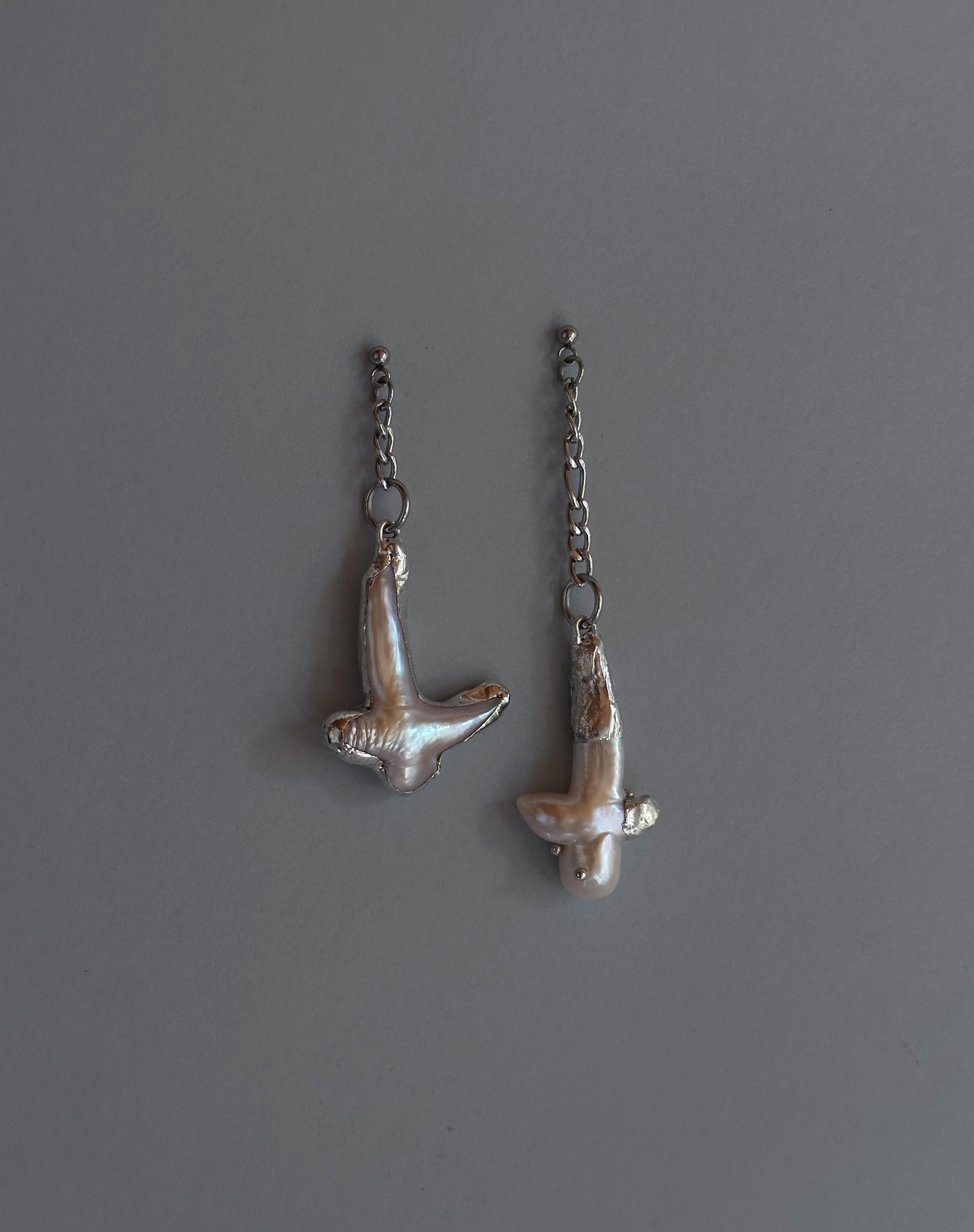 серьги с жемчугом №3