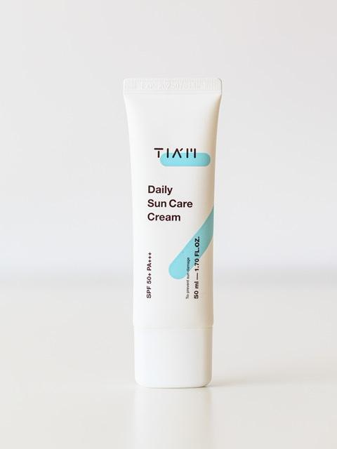 Солнцезащитный крем с токоферолом и витамином С TIAM Daily Sun Care Cream SPF 50+ PA+++