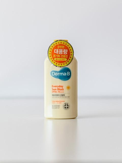 Ламеллярный солнцезащитный лосьон для лица и тела Derma:B Sun Block SPF 50+ PA++++