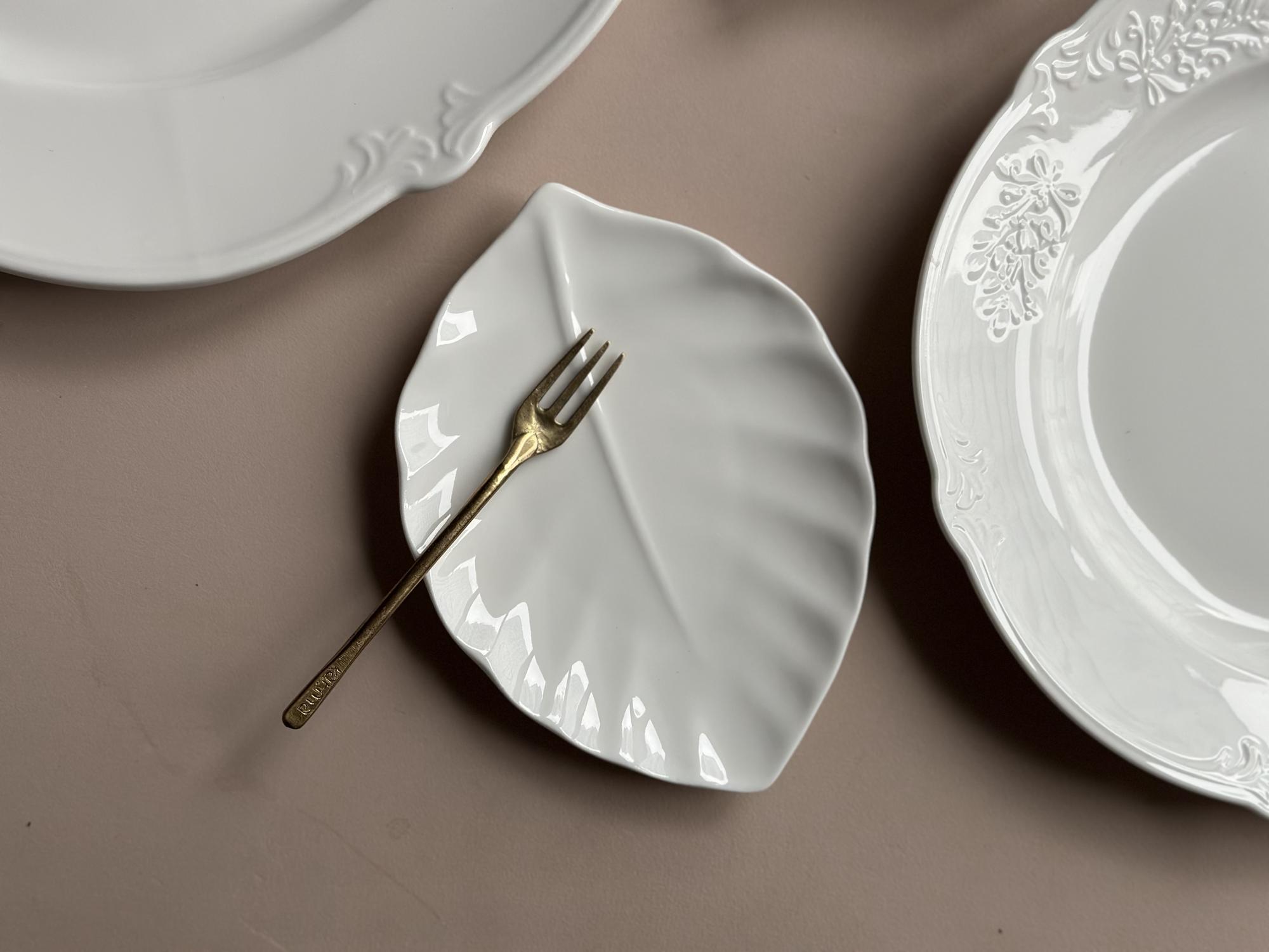 Блюдо для закусок  "Листочек"