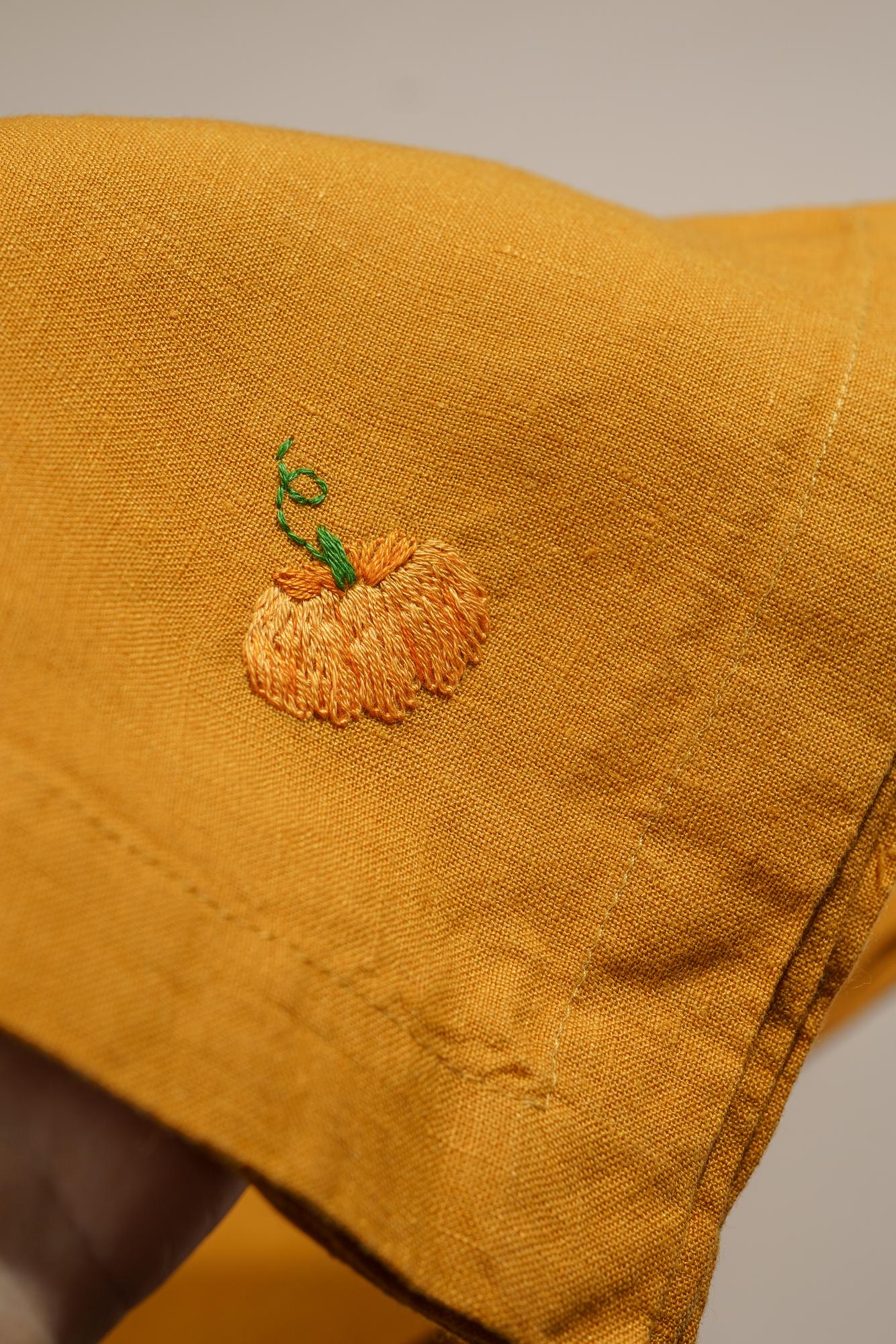 Салфетки с овощами: тыква