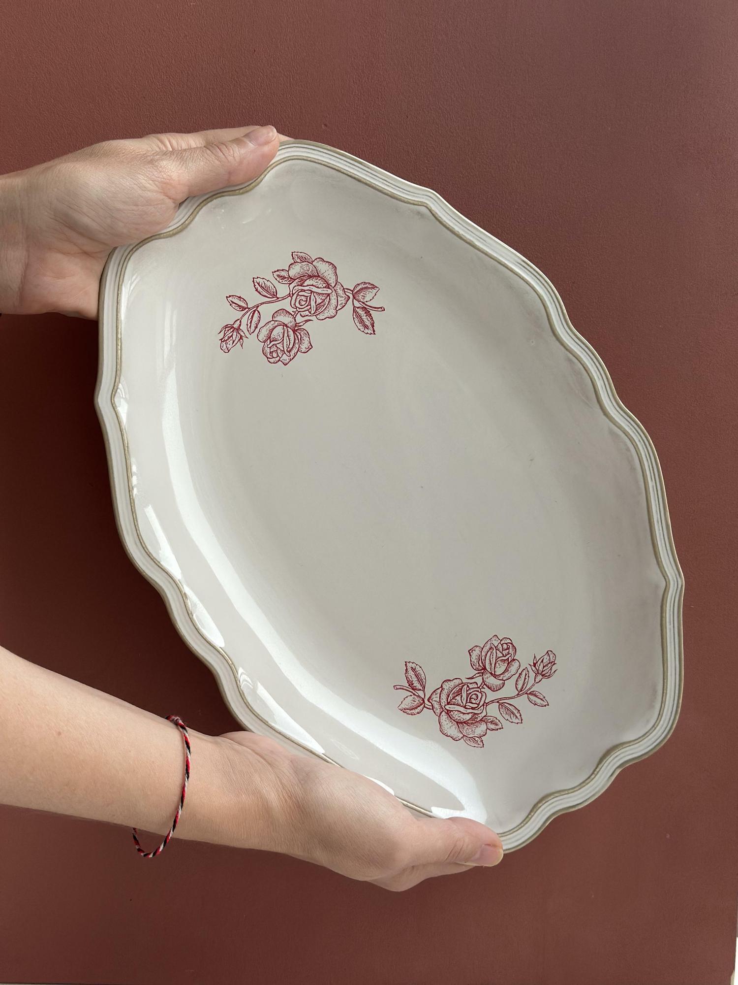 Блюдо  "Розы"