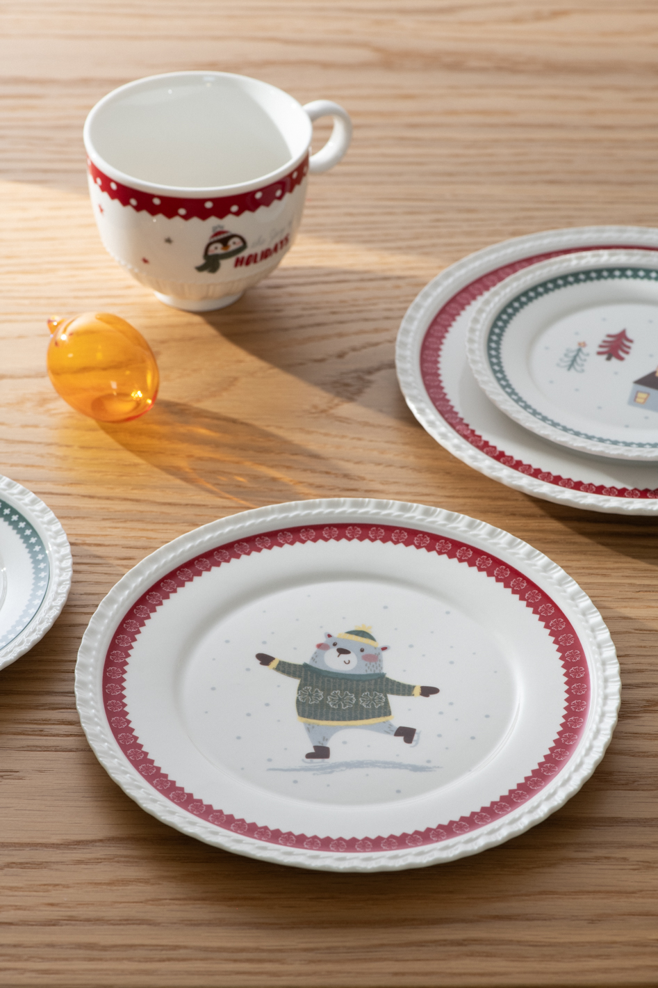 Тарелка новогодняя