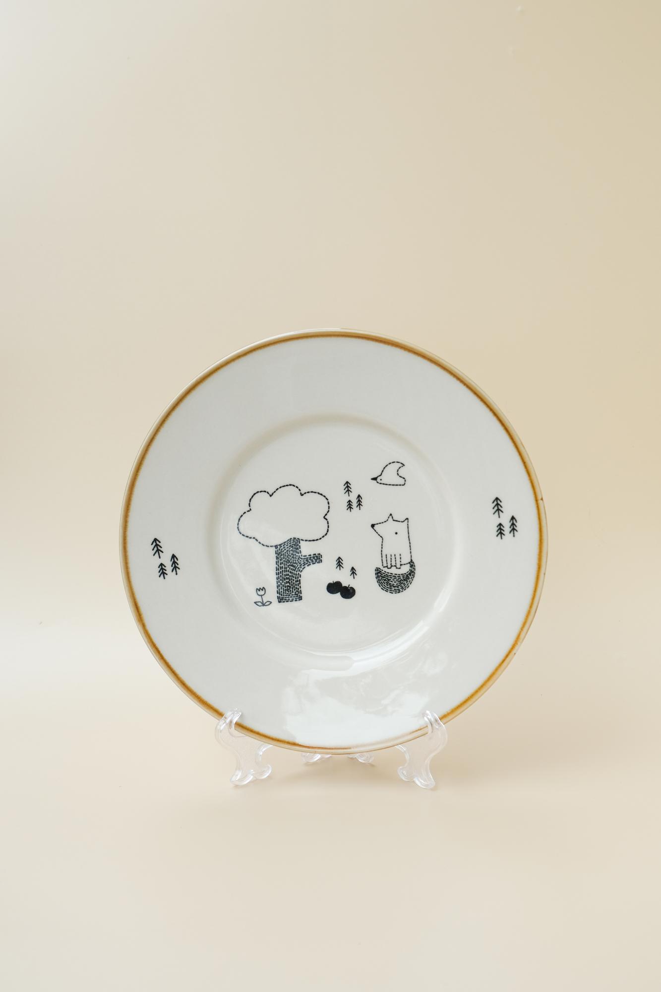 Тарелки столовые  "Загадочный лес"