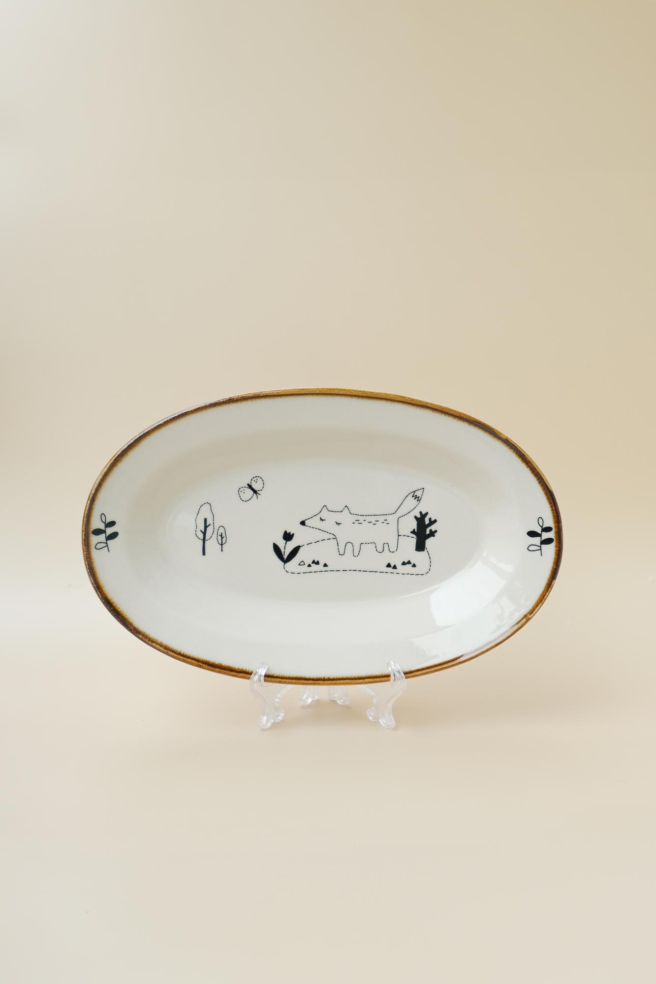 Блюдо  "Загадочный лес"