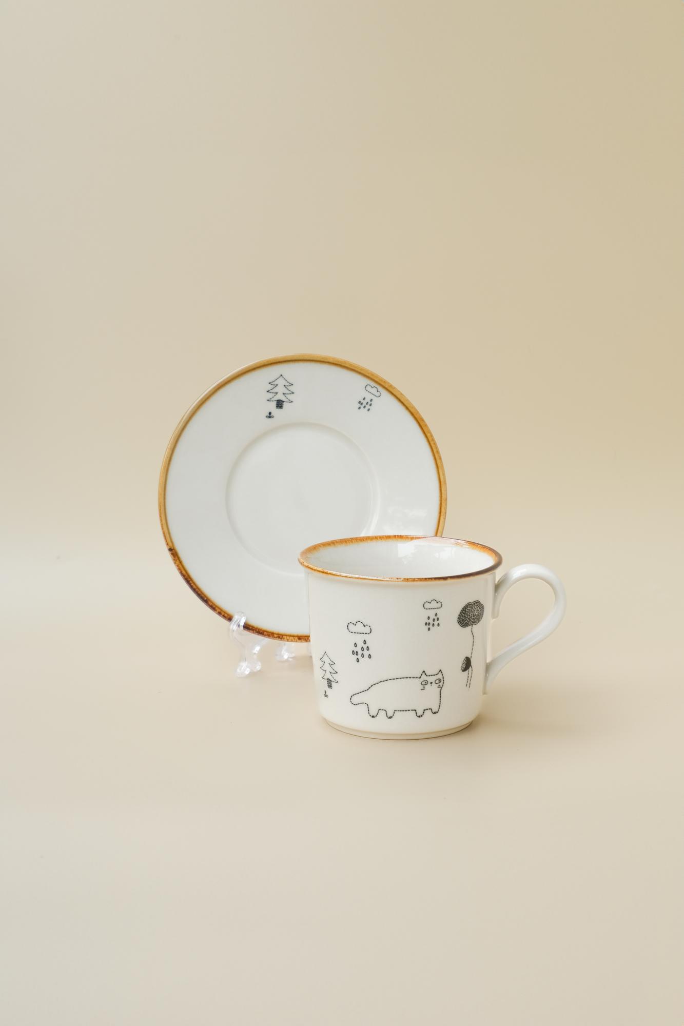 Чайная пара  "Загадочный лес"