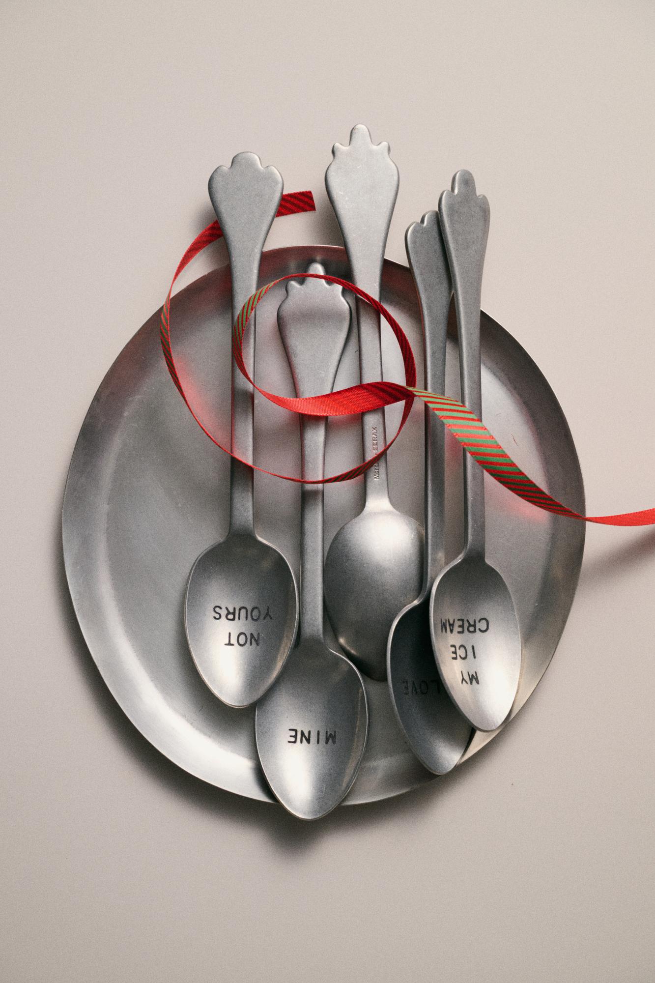 Ложка с надписью