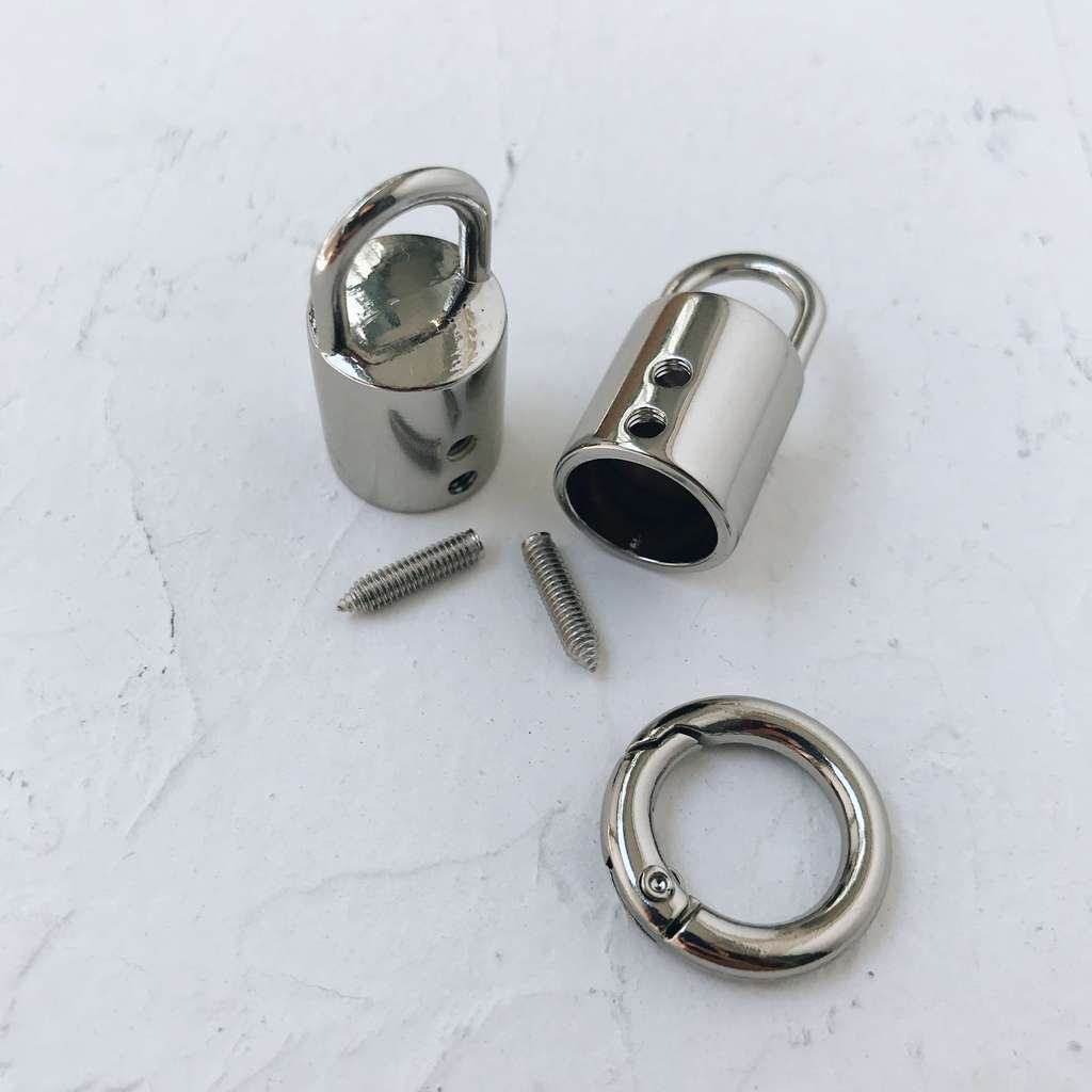 Концевики с застежкой (silver)