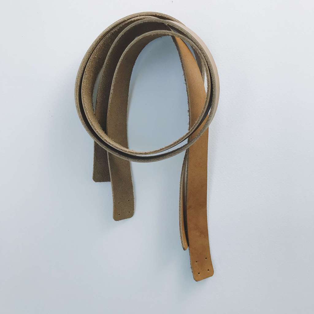 ручки кожаные 2х70 рыжие