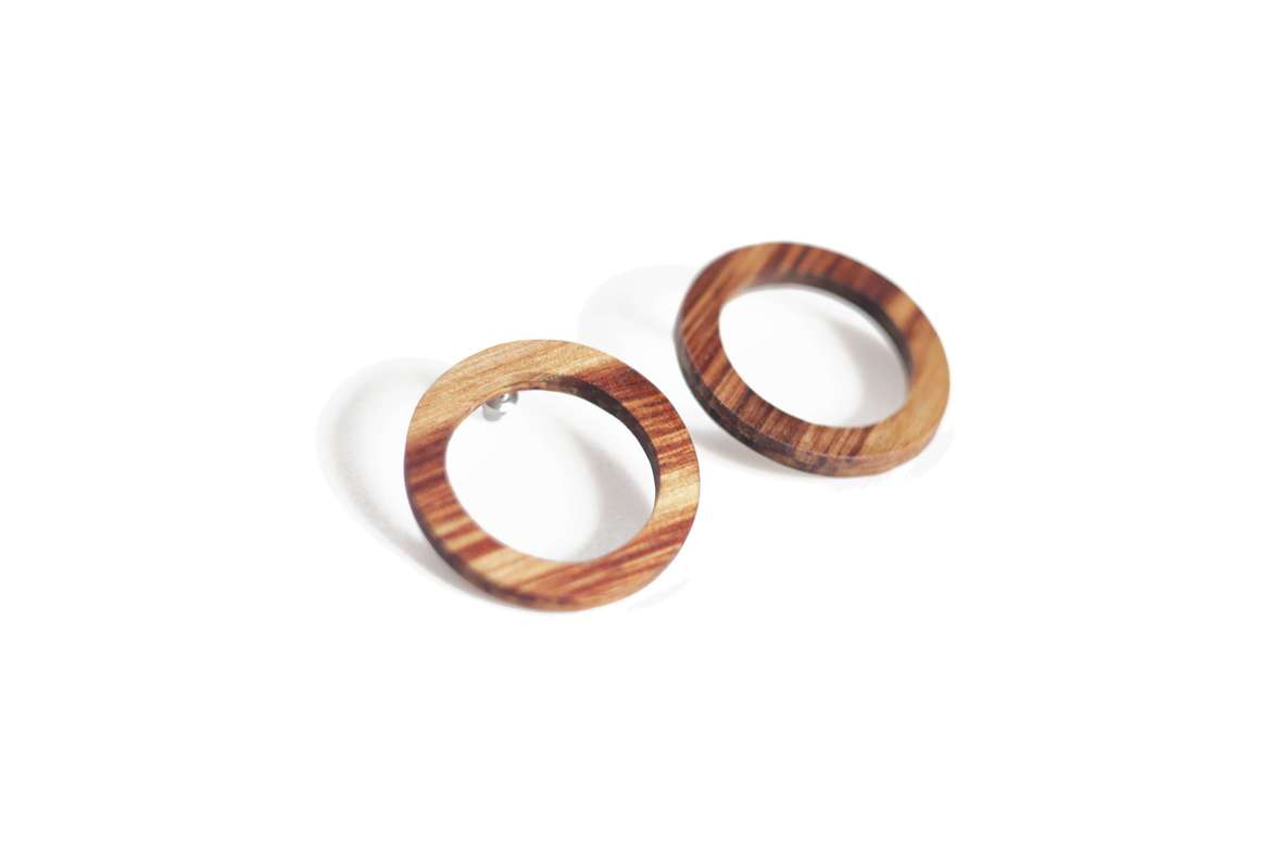 Серьги Natura-ο (омикрон) L