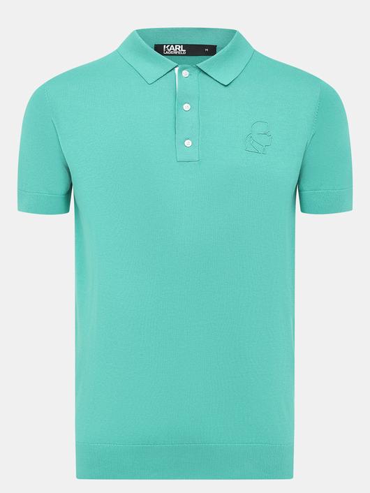 Футболка LAGERFELD 655023 зеленая поло