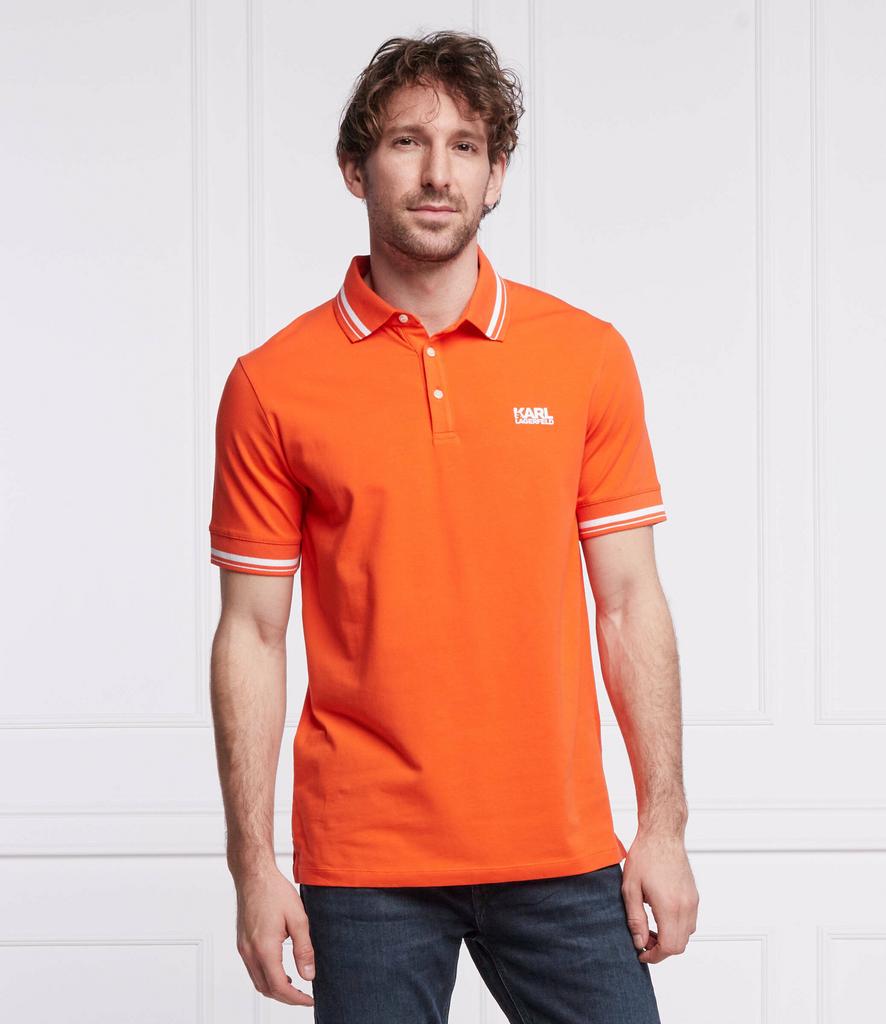 Футболка муж. LAGERFELD 745083 оранжевая поло