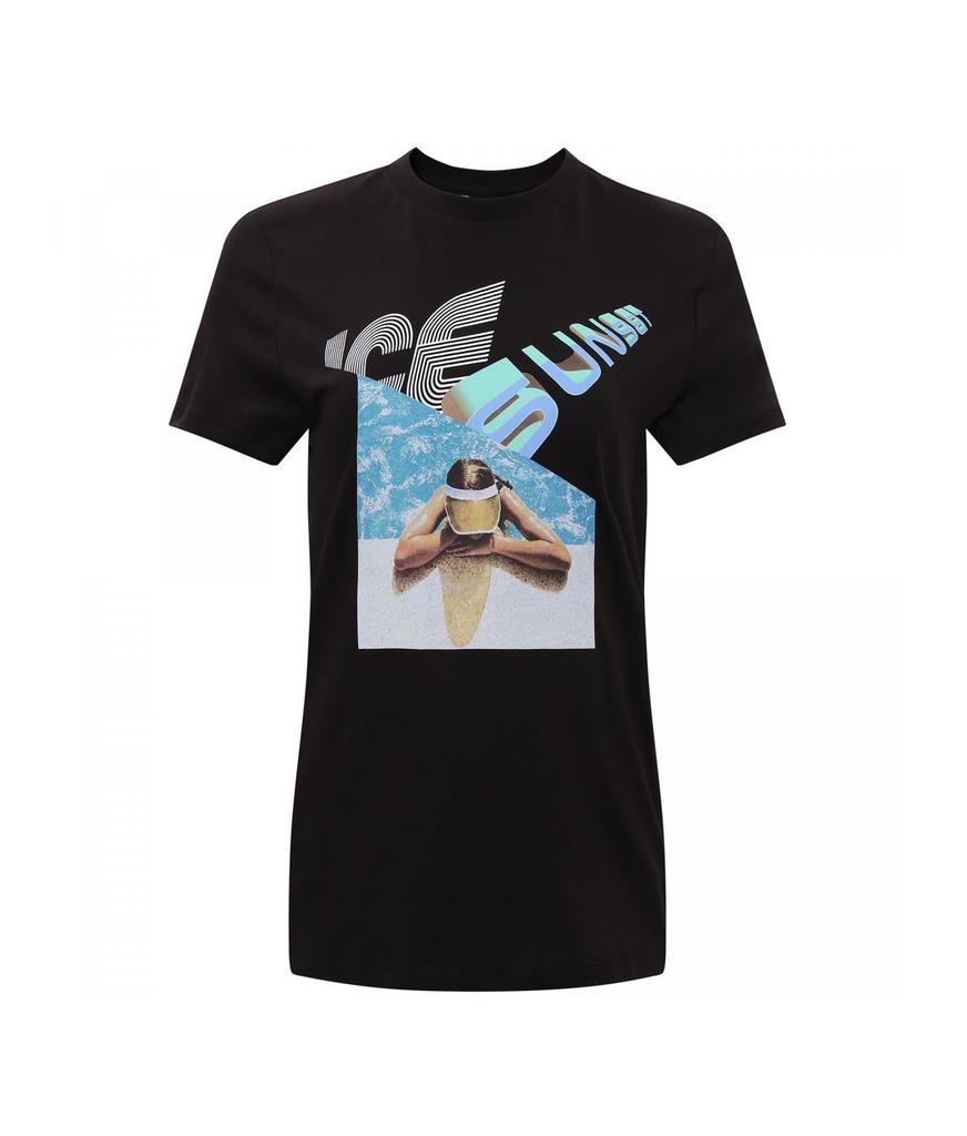 Футболка ICE PLAY F026  черная