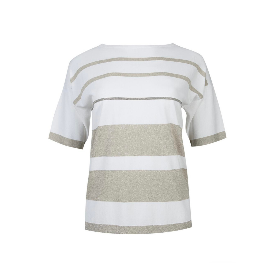 Джемпер D.EXTERIOR 56041 бежевый люрекс