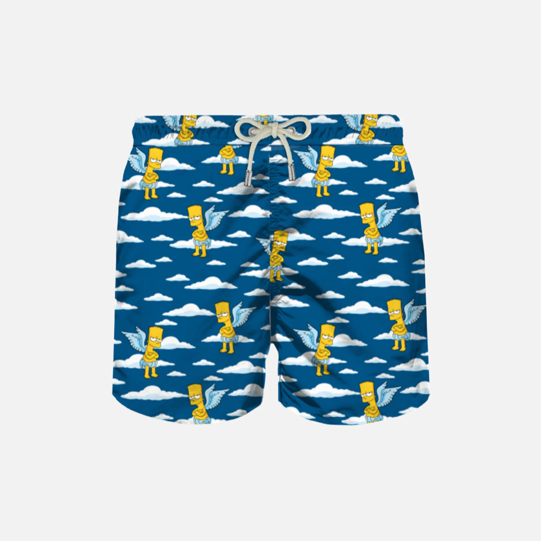 Шорты плавательные Saint Barth синие Simsons