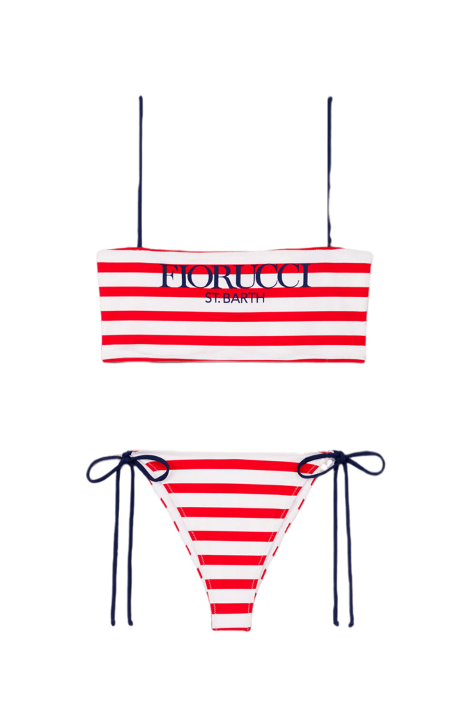 Бикини MC2 Saint Barth ATHENA/MARIELLE красное полоска