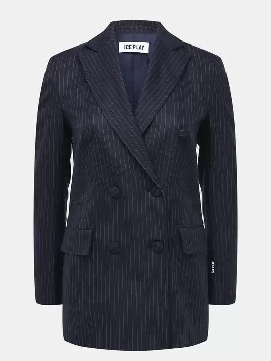 Жакет жен. ICE PLAY синий. полоска