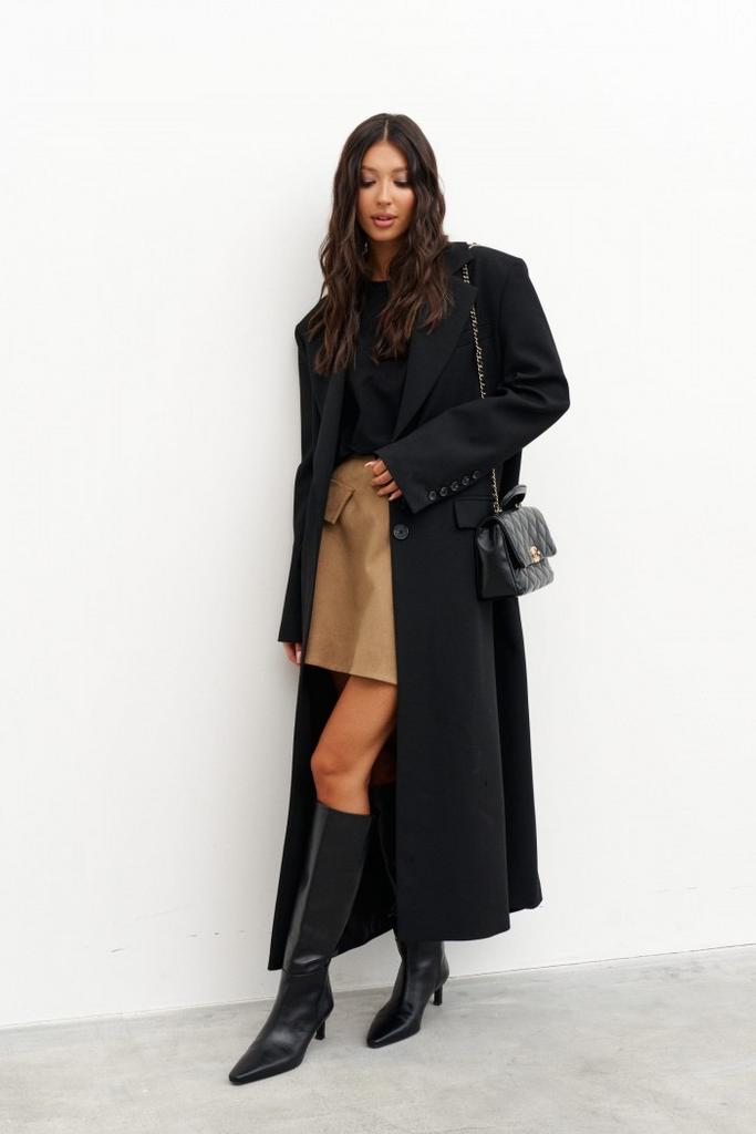 Жакет ANNETE 5346 черный длинный